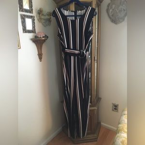 205 striped jumpsuit size XL